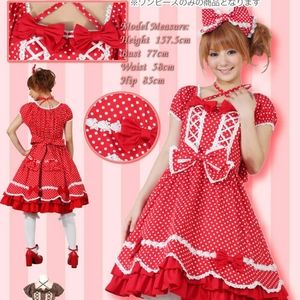 Bodyline polka-dot bow lolita dress 🖤